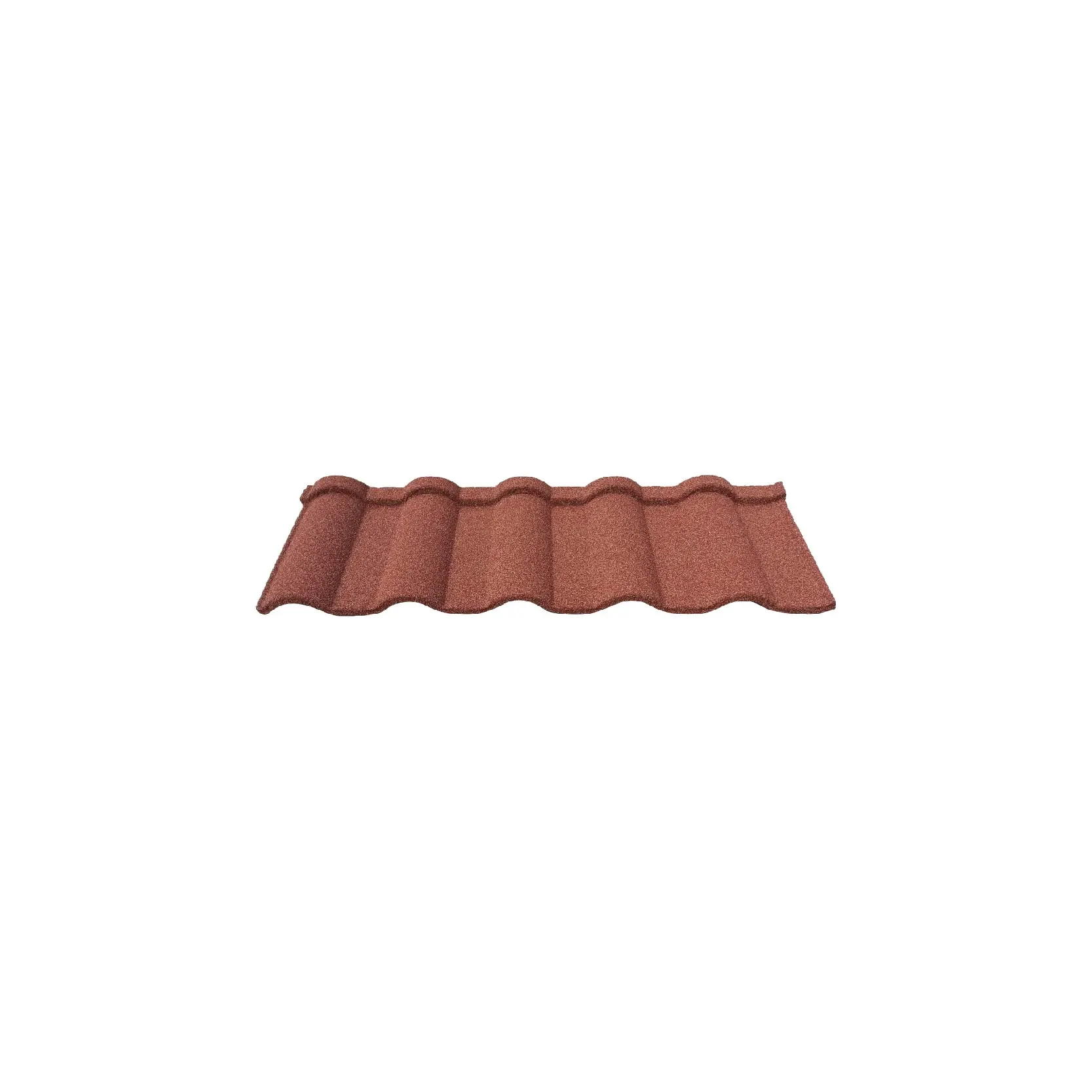 RUBY TILE ROOFING MODERN RED GALVANIZED STEEL